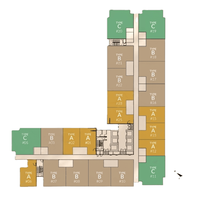 Proposed Tower B typical floor plan